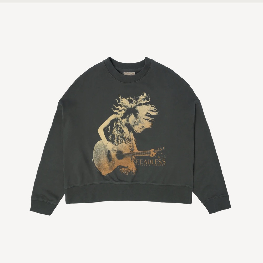 Taylor Swift Black and Gold Cowl Neck Sweater